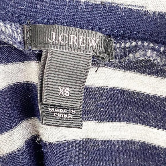 J.CREW Striped Navy Maxi Skirt Size XS - Picture 6 of 6